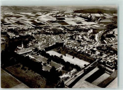 Weikersheim Fliegeraufnahme mit Schloss und Park