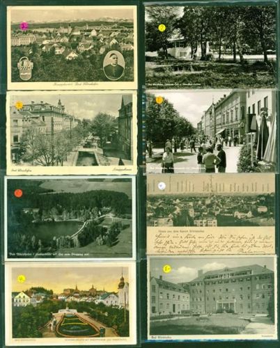 Bad Wörishofen Lot mit 72 AK sehr wenige doppelt, ca. 1929-1965; überwiegend gute Erhaltung, größtenteils gelaufen