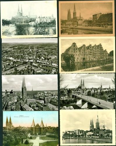 Lübeck Lot mit 78 AK einzelne mehrfach, ca. 1902-1965; überwiegend gute Erhaltung, teils gelaufen