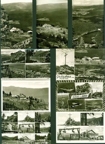 Grosser Arber mit Abersee Lot mit 21 AK, ca. 1954-1963: überwiegend gute Erhaltung, teils gelaufen