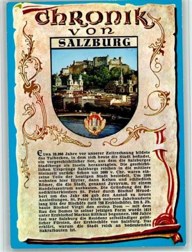 Salzburg Chronik Stempel mit Nachgebühr