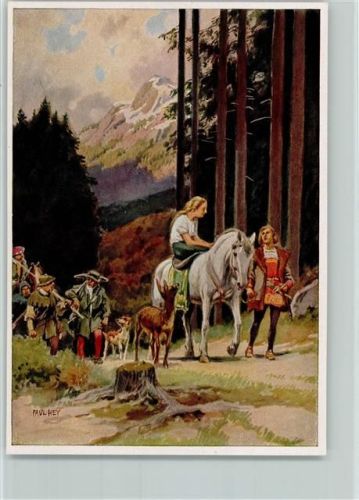 Brüderchen und Schwesterchen Sammelbild Deutsche Märchen Gruppe 13