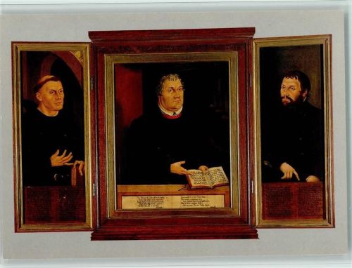Weimar Evangel.-Luther. Stadtkitche St. Peter und Paul Herderkirche Luther-Tryptichon