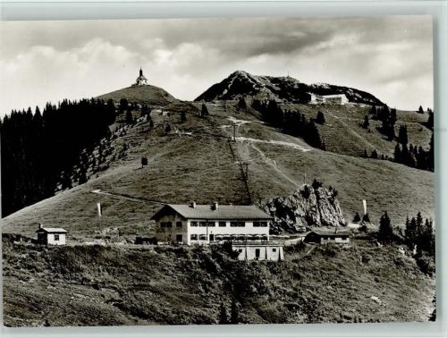 Rottach-Egern Wallberghaus mit Kircherlhang-Lift und Wallberggipfel