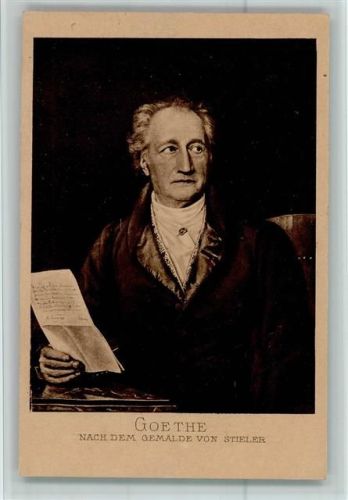 Goethe nach Gemälde von Stiler Goethe