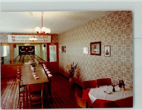 Esens Wietings Hotel Innenaufnahme Kegelbahn