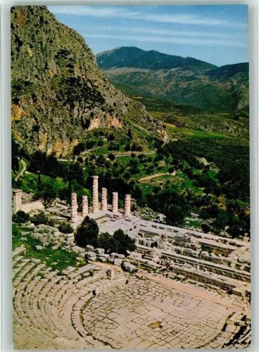 Delphi Tempel des Apollo Amphitheater