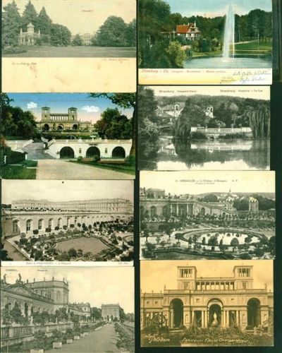 Orangerie Deutschland+Frankreich, Lot mit 20 AK, ca. 1906-1960; überwiegend gute Erhaltung, teils gelaufen
