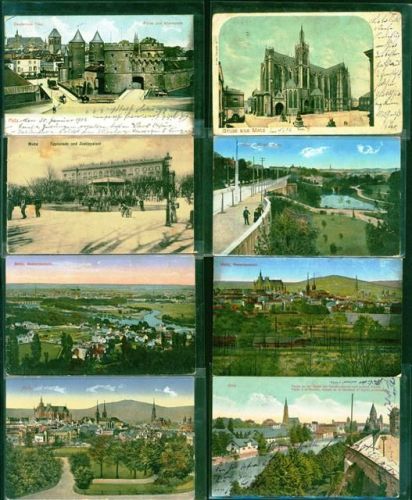 Metz Lot mit 22 AK, ca. 1902-1945; überwiegend gute Erhaltung, größtenteils gelaufen