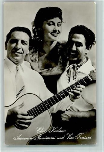 Elma Karlowa, Vico Torriani und Mantovani