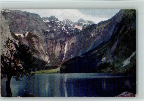 Berchtesgaden Königssee Obersee Naturfarbkarte Nr. 1338