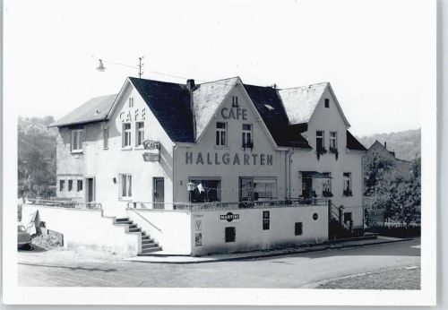 Dausenau Cafe Hallgarten , Martini Bier Reklameschild
