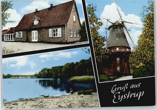 Eystrup See Mühle Haus Baum