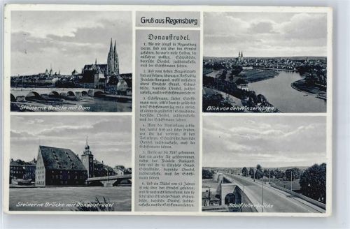 Regensburg Lied-AK