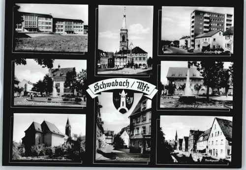 Schwabach Schillerplatz , Schule , Bachgasse