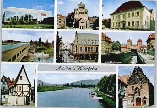 Minden Hallenbad , Windloch , Stadtbücherei