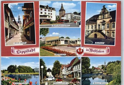 59555 W4780 Lippstadt - Rathaus, Schwimmbad, Rathausstraße
