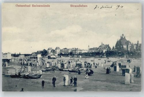 Swinemünde Meer Strand Boot