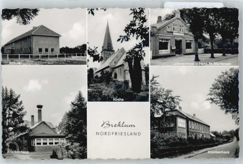 Breklum Krankenhaus , Schule , Lebensmittel Hans Fr. Martensen