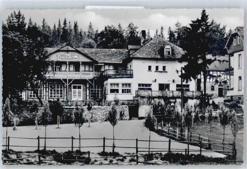 Köppern Hotel Pension zur historischen Lochmühle Baum Balkon