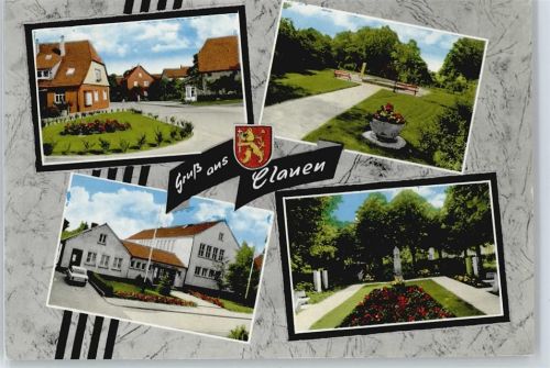 Clauen Haus Auto Wiese Blumen Denkmal Bank