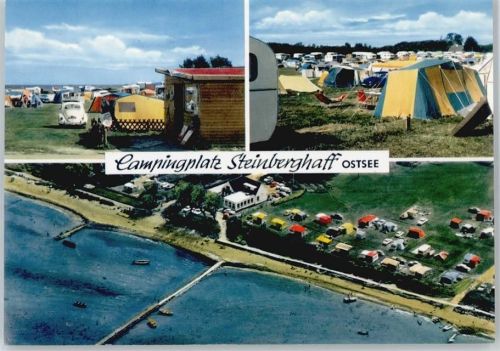 Steinberghaff Fliegeraufnahme Meer Camping Auto