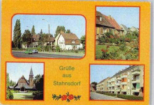 Stahnsdorf Straße Kirche Auto