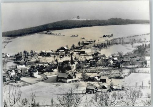 Kurort Seiffen Winter-Karte