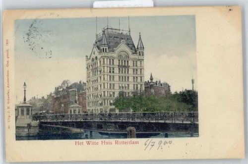 Rotterdam weißes Haus , Marke entfernt