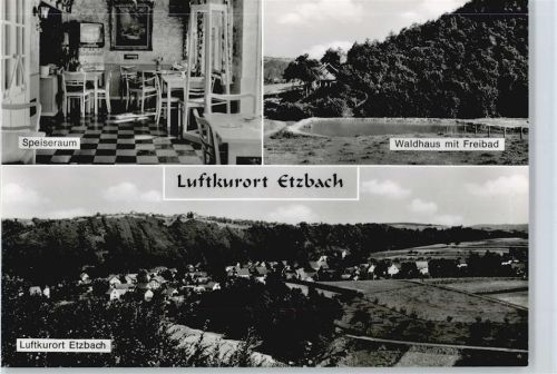 Etzbach Hotel Pension Waldhaus Schwimmbad