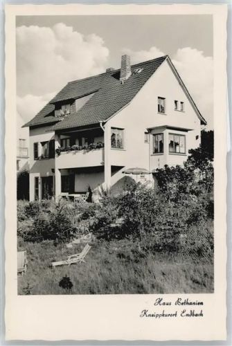 Bad Endbach Pension Haus Bethanien Liegestuhl Balkon