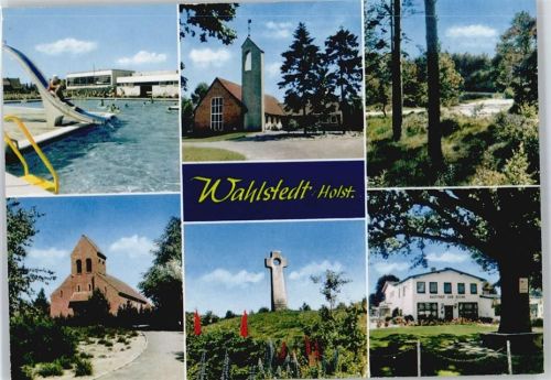 Wahlstedt Kirche Schwimmbad Rutsche Baum Denkmal