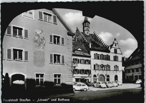 Staufen Gasthaus Löwen, Rathaus