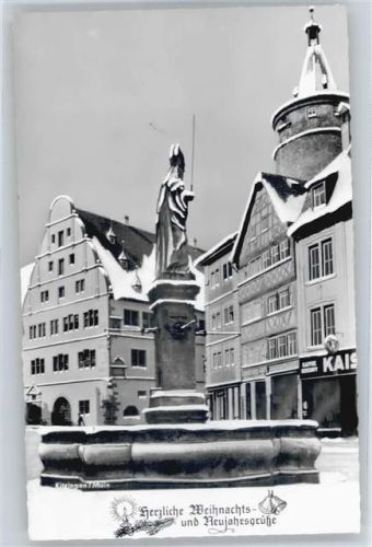 Kitzingen Winter-Karte