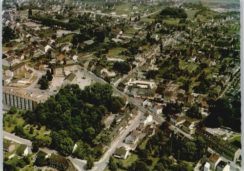 Langenfeld Fliegeraufnahme Gesamtansicht Straße Haus Baum Auto