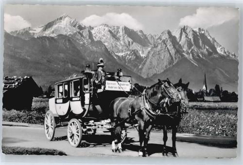 Garmisch-Partenkirchen Postkutsche, Wettersteingebirge