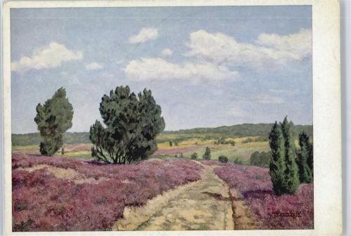 Ernst Frommhold , Sonniger Heide