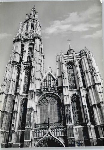 Antwerpen O. -L. -Vrouwekerk Kathedraal Voorgevel