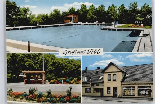 Viöl Schwimmbad Blumen Straße