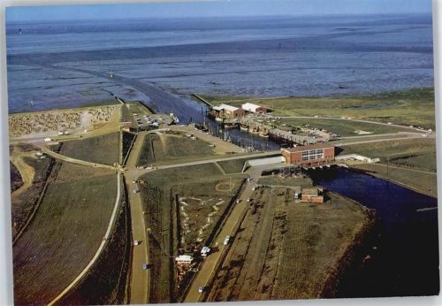 Dornum Fliegeraufnahme Meer