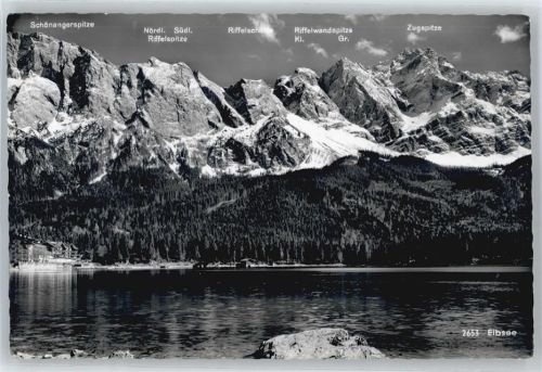 Garmisch-Partenkirchen Eibsee, Zugspitze