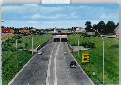 Rendsburg Straßentunnel unter dem Nord-Ostsee-Kanal