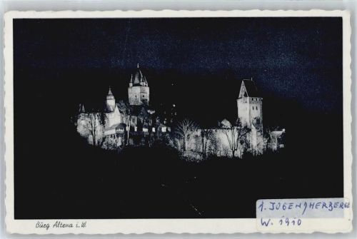 Altena Burg bei Nacht