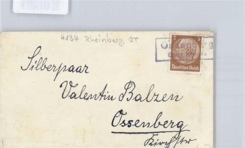 Ossenberg Landpoststempel
