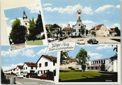 Böhl-Iggelheim Kirche, Schule, Friedenstraße
