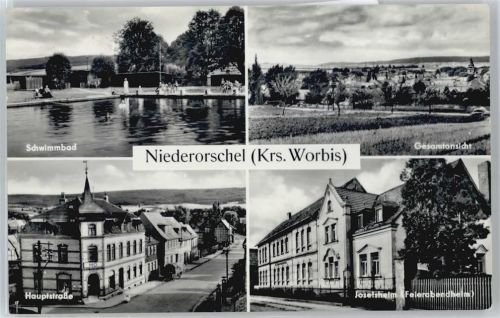 Niederorschel Schwimmbad, Hauptstrasse, Josefsheim, Feierabendheim