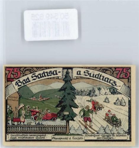 Bad Sachsa 75-Pfennig-Schein