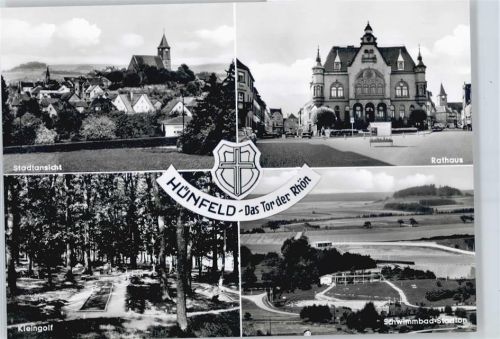 Hünfeld Kleingolf, Schwimmbad, Rathaus