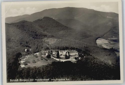 Badenweiler Schloss Berg Fliegeraufnahme