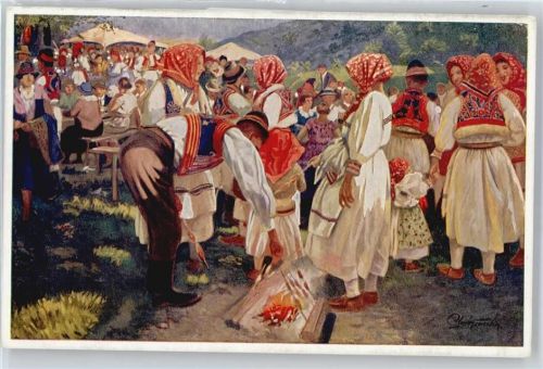 Tomerlin , Kroatien Tracht AKU2
